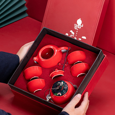 瓷源匠心 专业定制茶具套装，打造创意企业礼赠之选